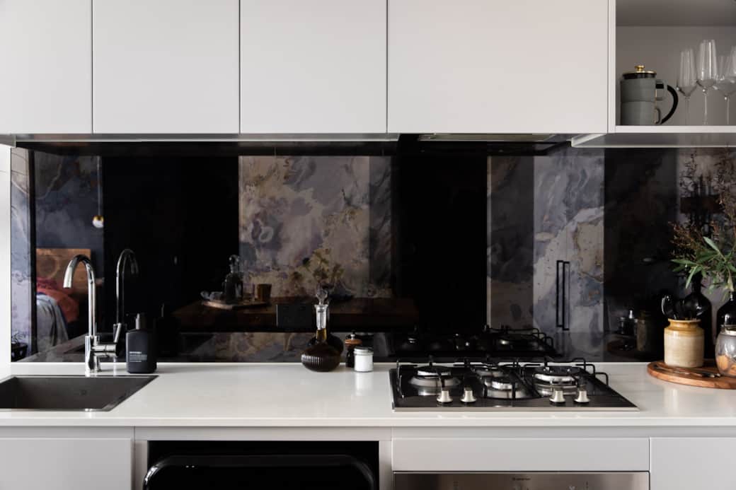 The fully stocked kitchen, ready for a quick bite to eat or lush cook up The fully stocked kitchen, ready for a quick bite to eat or lush cook up