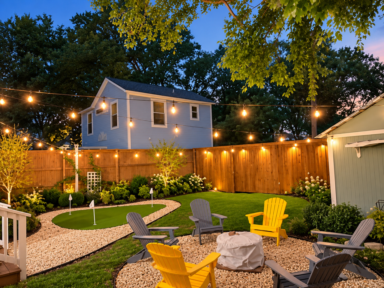 plenty to do in the yard