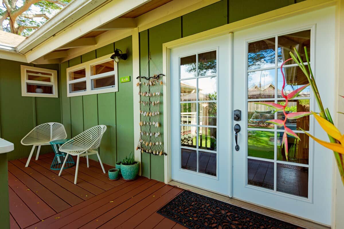 Deck seating to enjoy outside