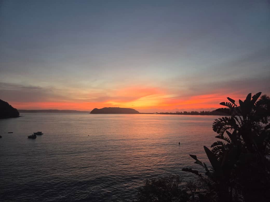 Watch sunrises over Pittwater