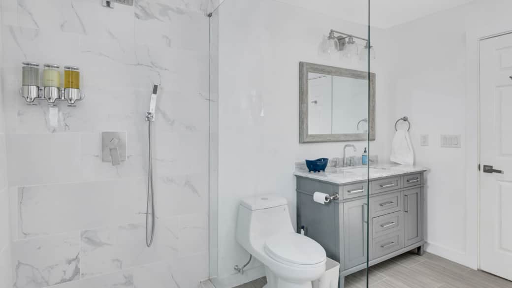 Spacious Guest Bathroom