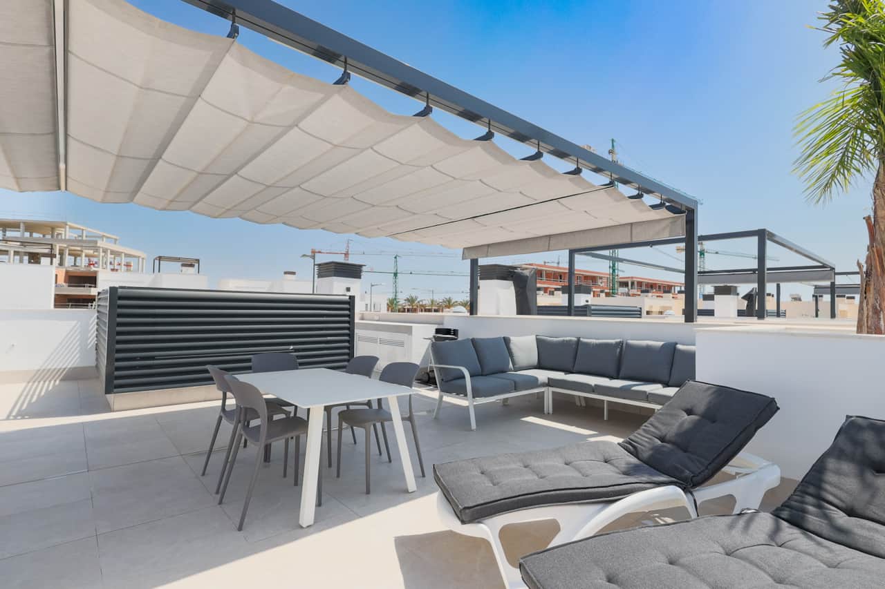 terrasse sur le toit