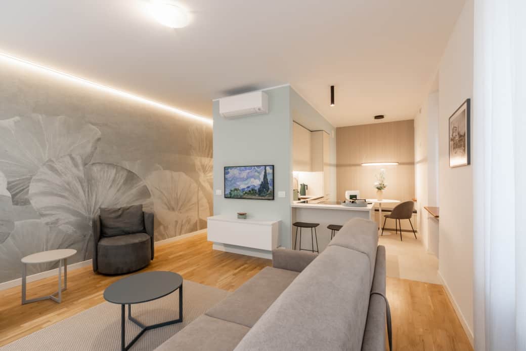 Soggiorno e Cucina Vista 1