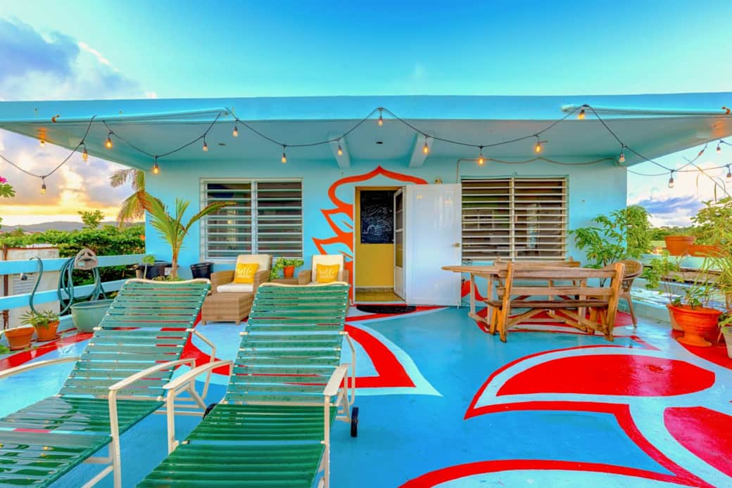 Front terrace