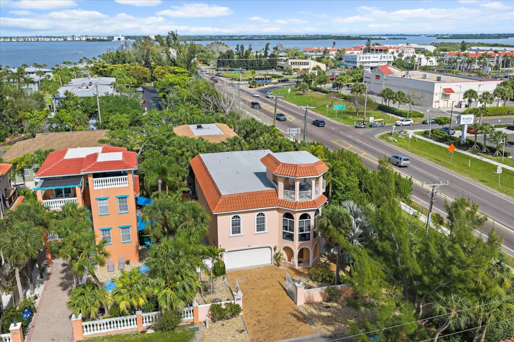 Aerial view of home showing crow's nest