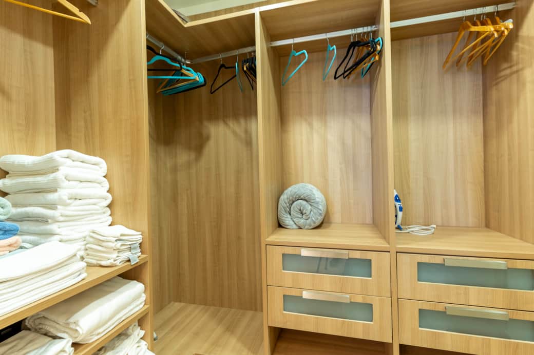 CB12F-Bedroom One Closet