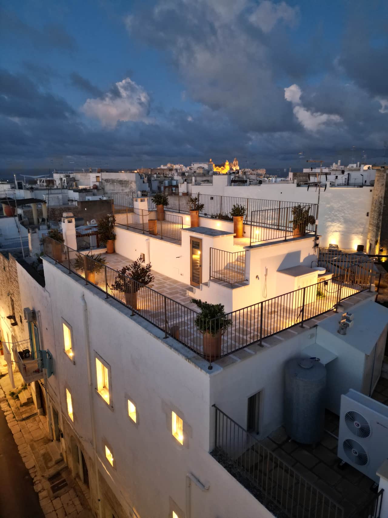 private sea view terrace