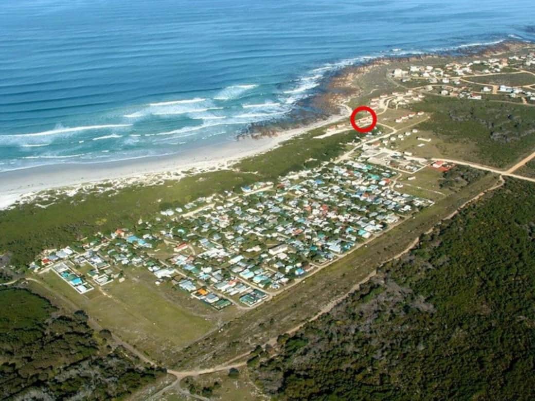 Air view of the bungalow's location