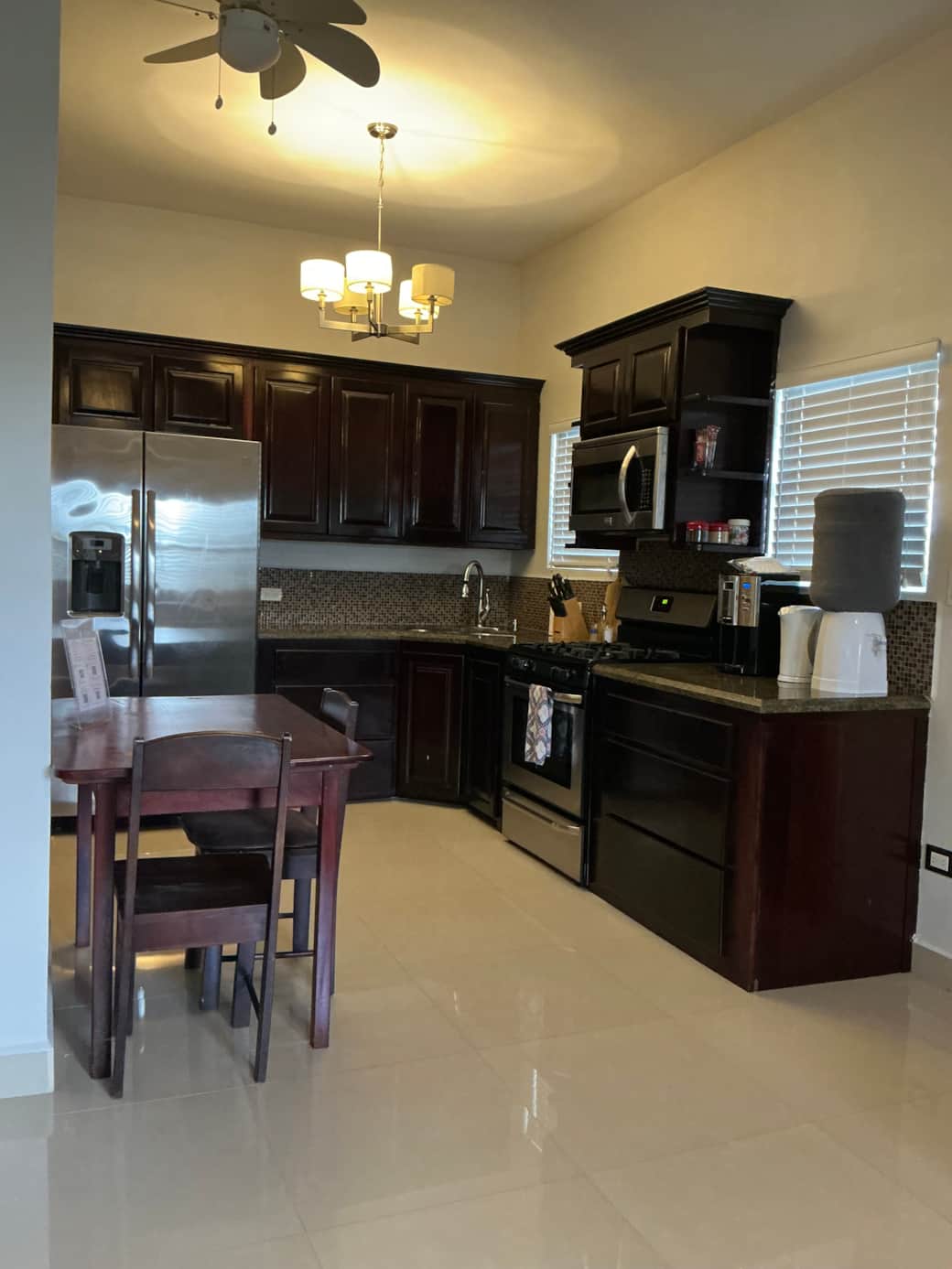 Kitchen and dinning area 