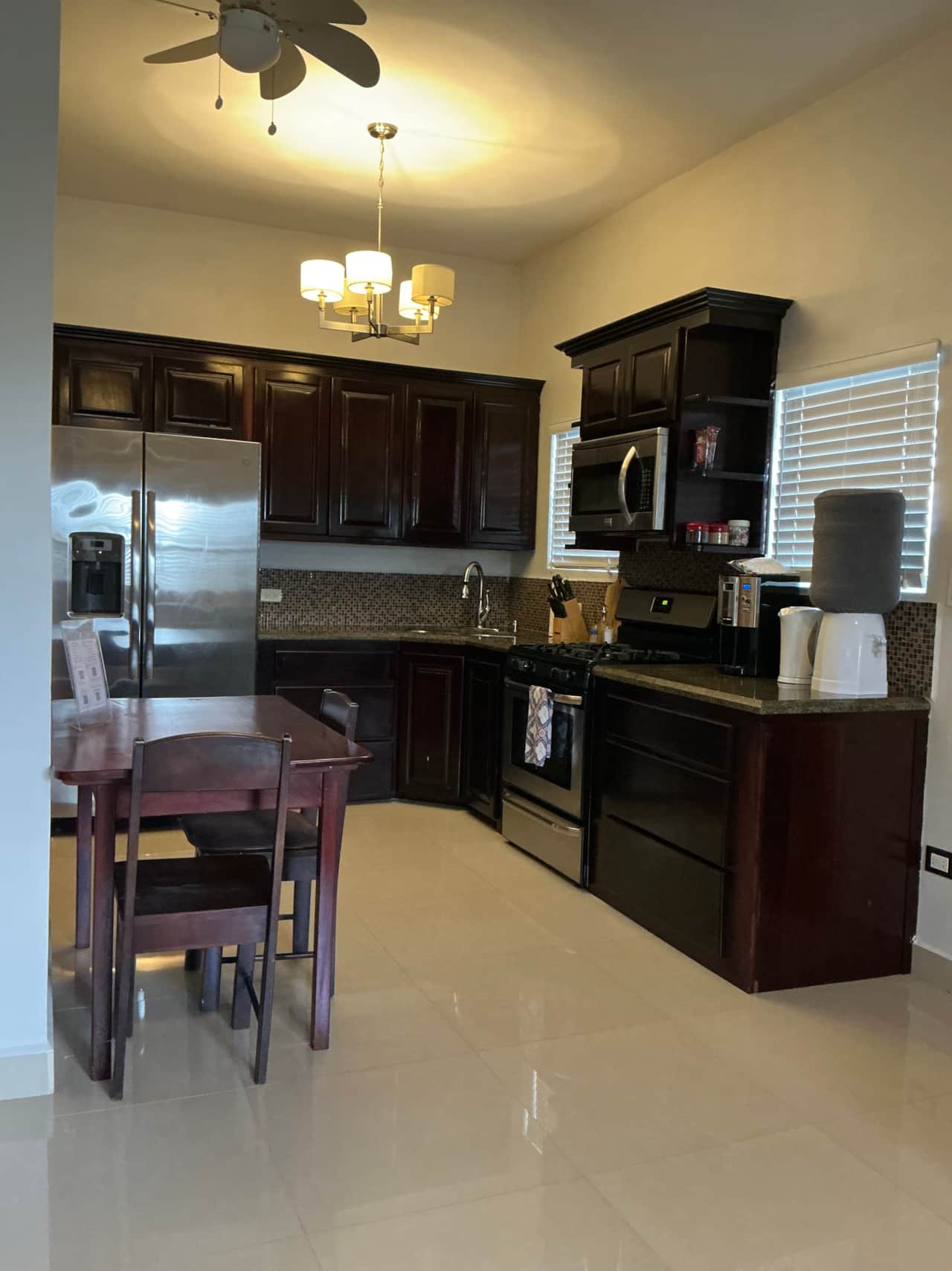 Kitchen and dinning area 