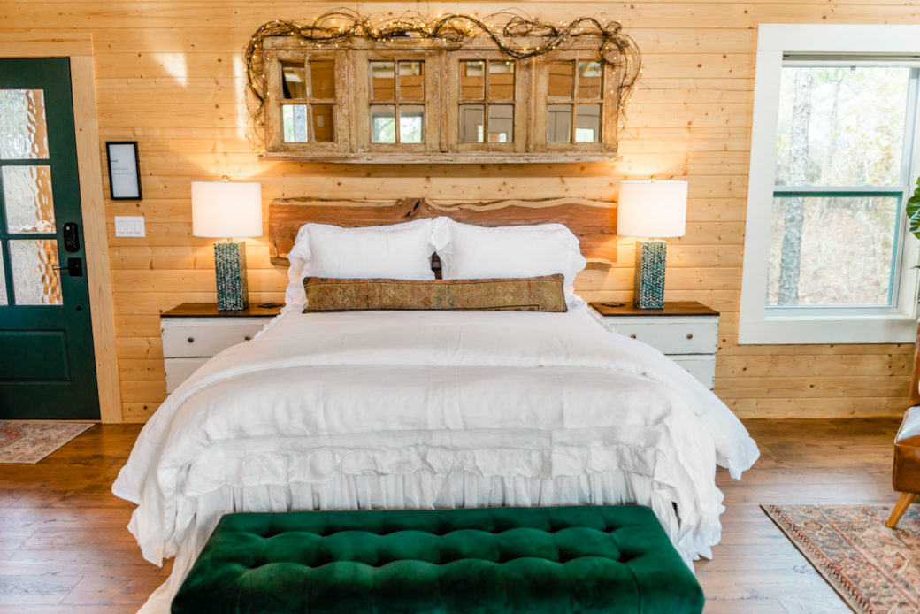 Custom made bedding with french linens