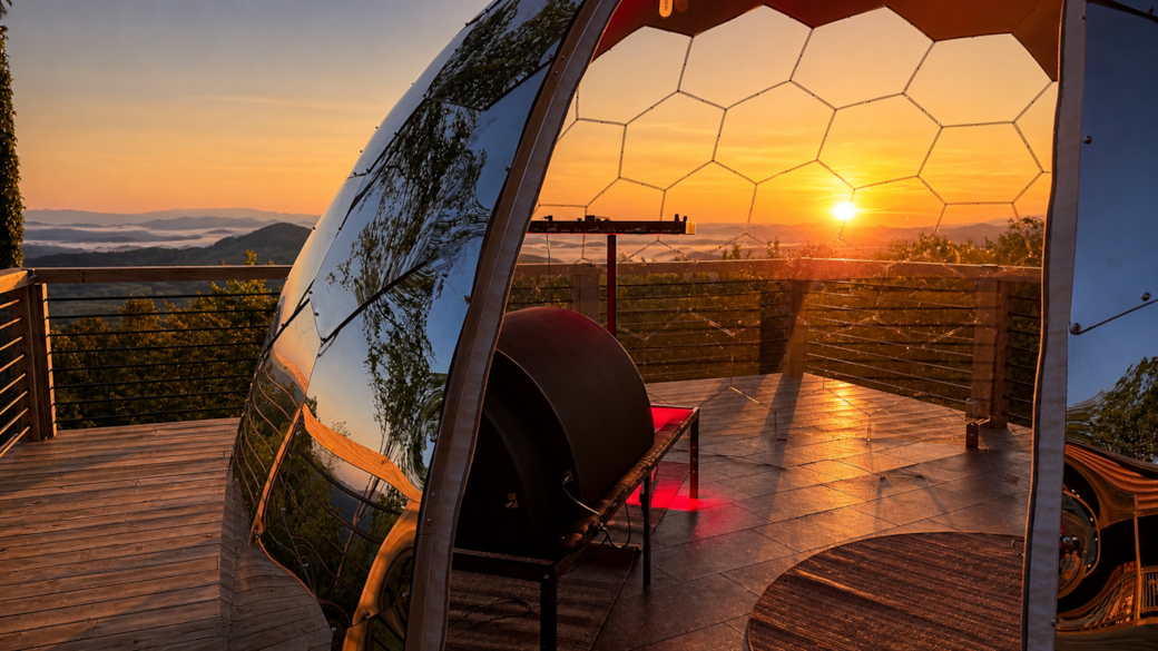 Dome Interior Sunrise
