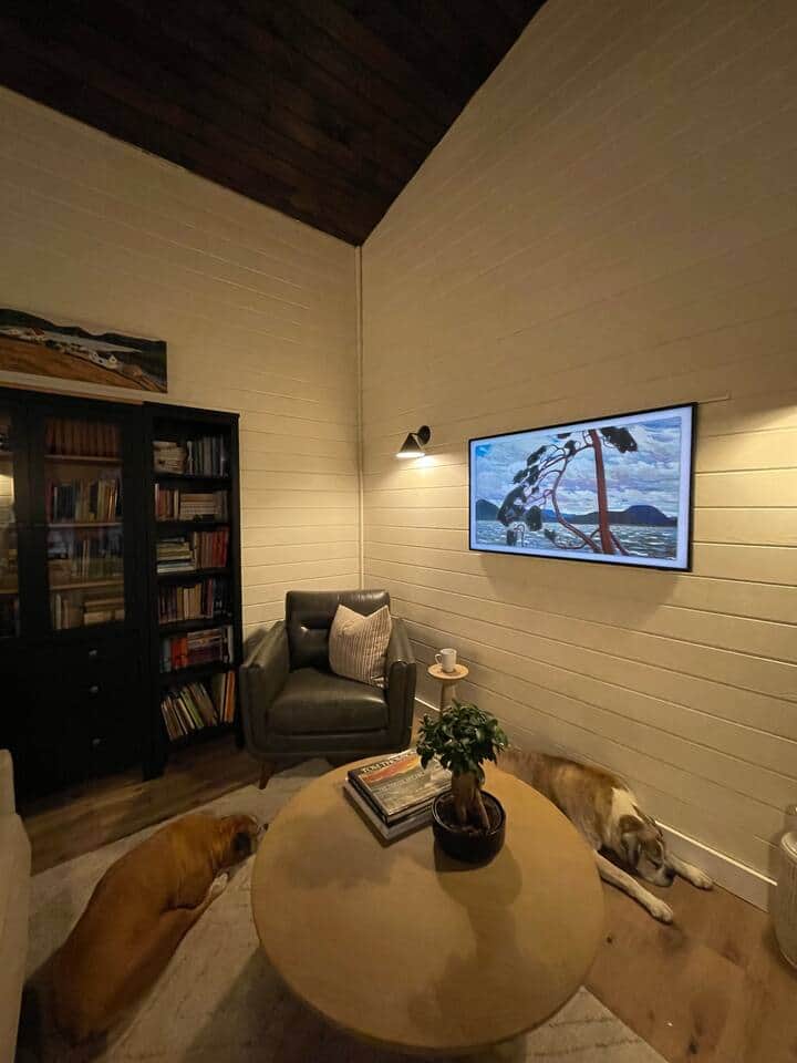 Cozy living room area