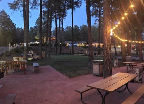 Summer Nights in our Courtyard