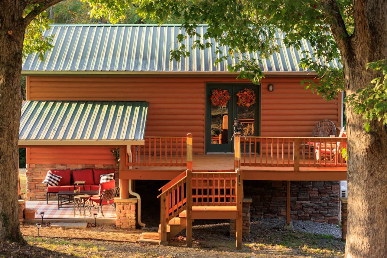 Deck and patio