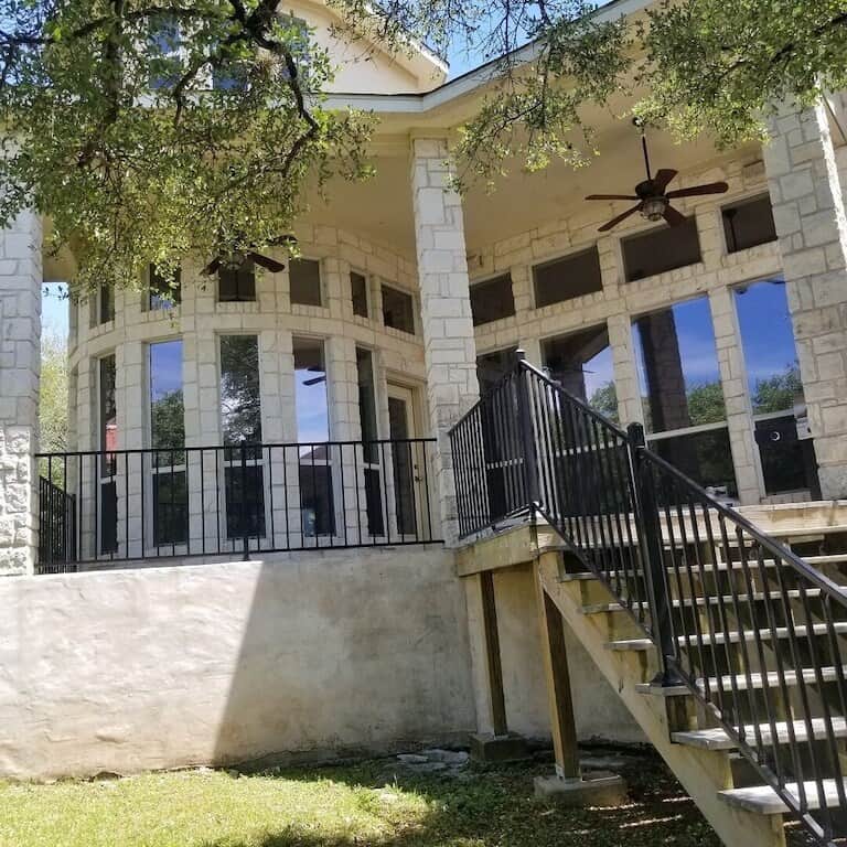 Back of the house