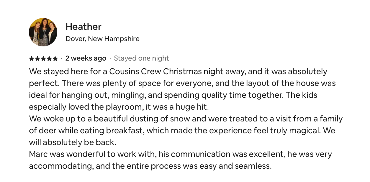 5 Star Review of Magical Lake Winnipesaukee Game House