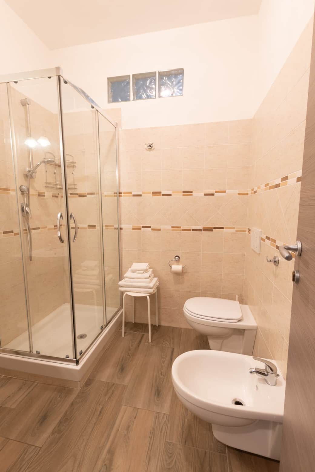 Private external bathroom