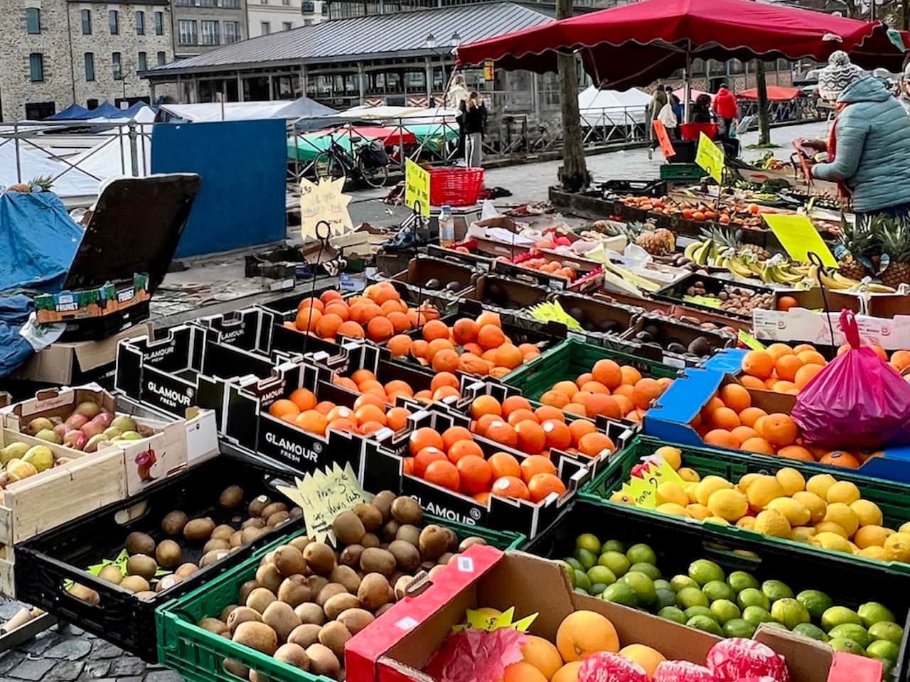 A WINTER DAY OUT IN RENNES: MARKET DAY!