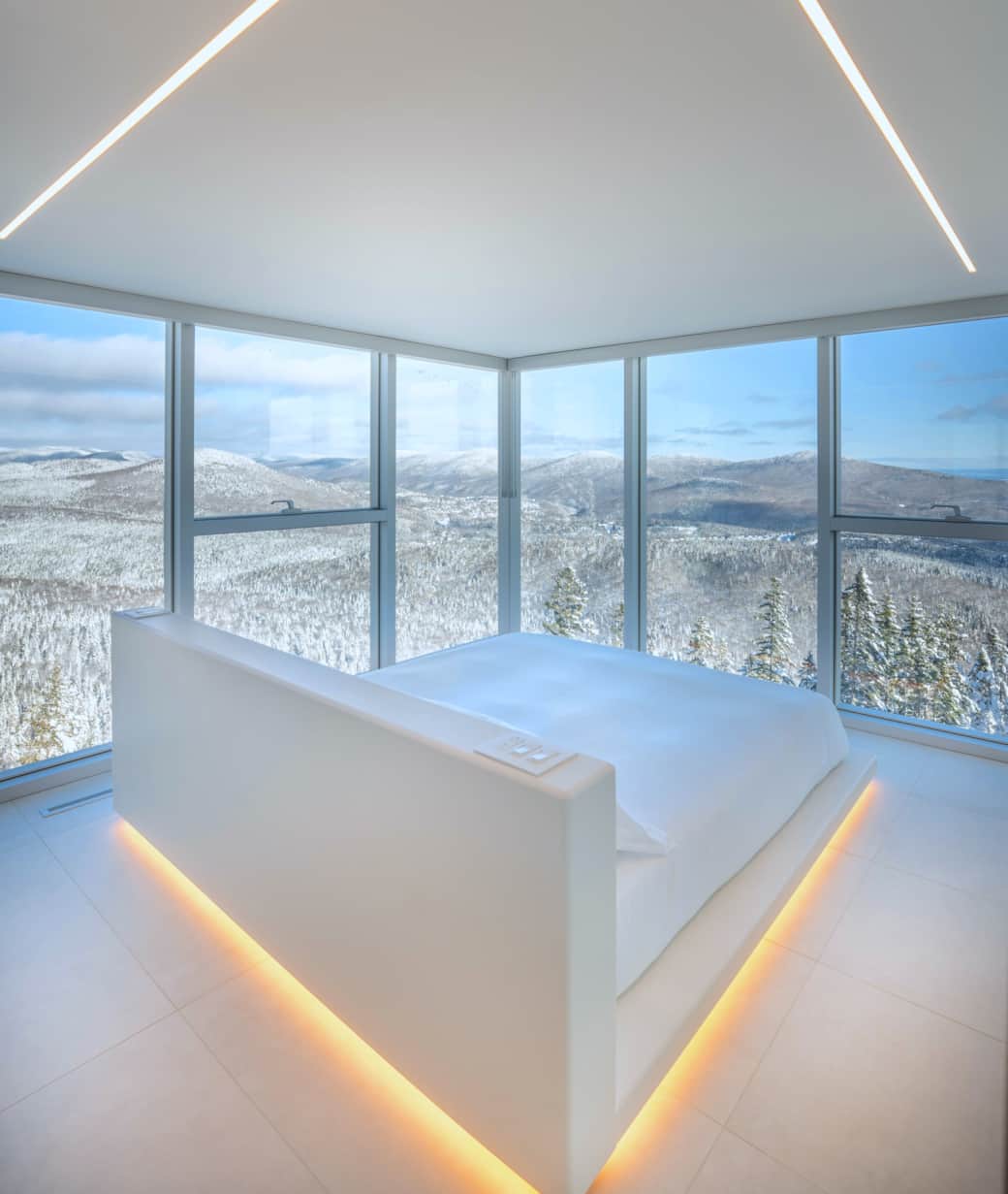 Main bedroom with panoramic view