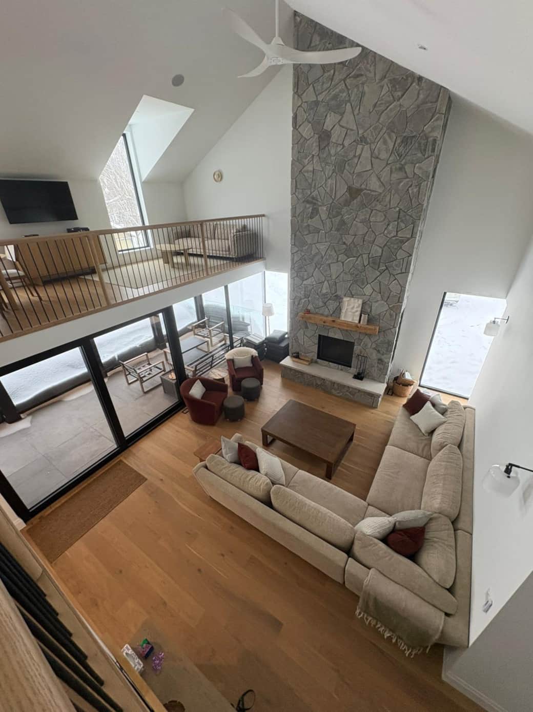 Family Room from Above