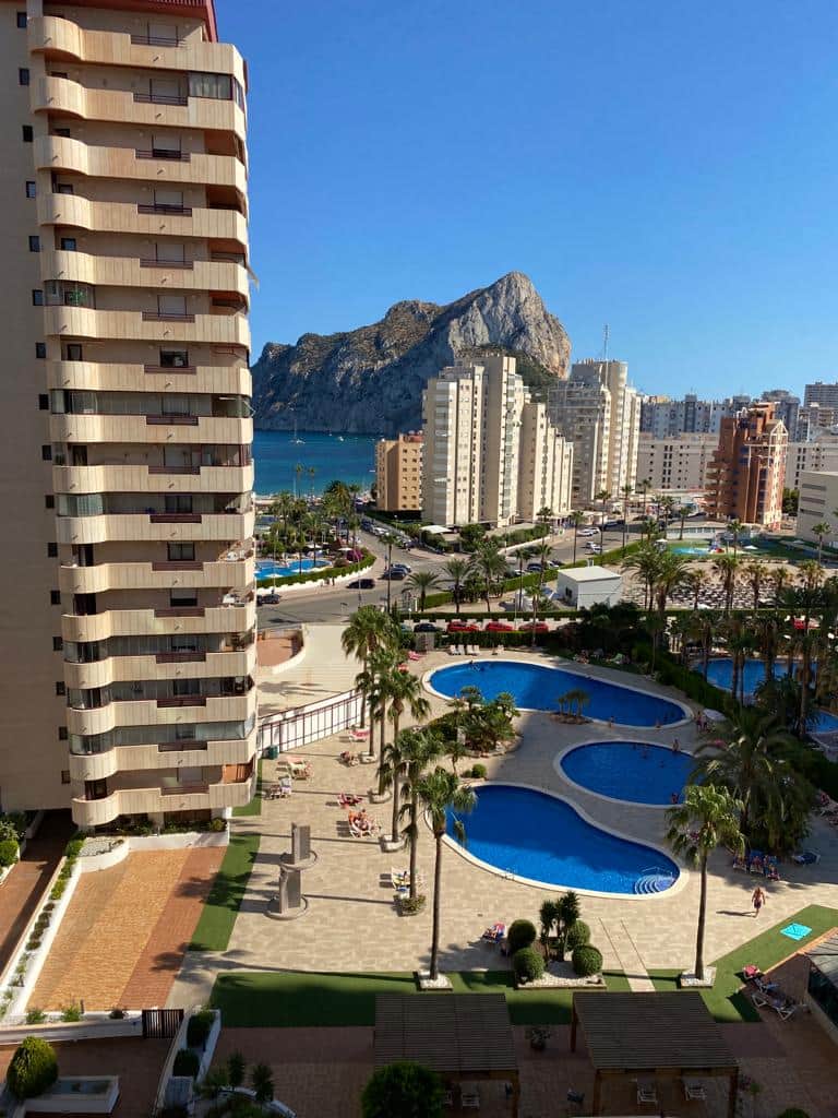 Pool and sea view from the terrace
