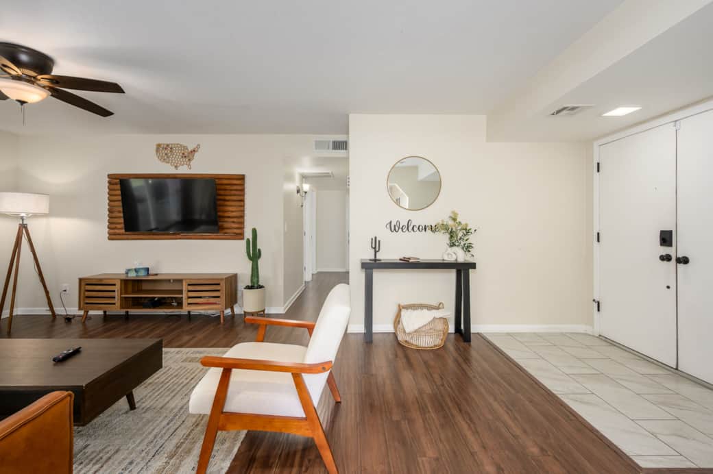 living room / entry way