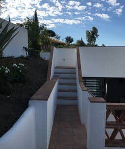 The way up to the main roof terrace
