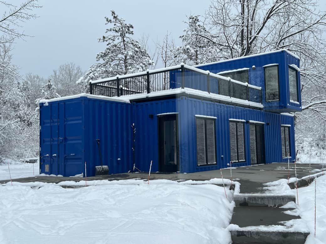 Entrance and patio view Entrance and patio view