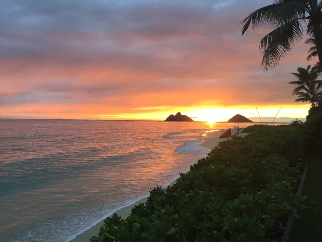 Lanikai Sunrise earns its name - daily!