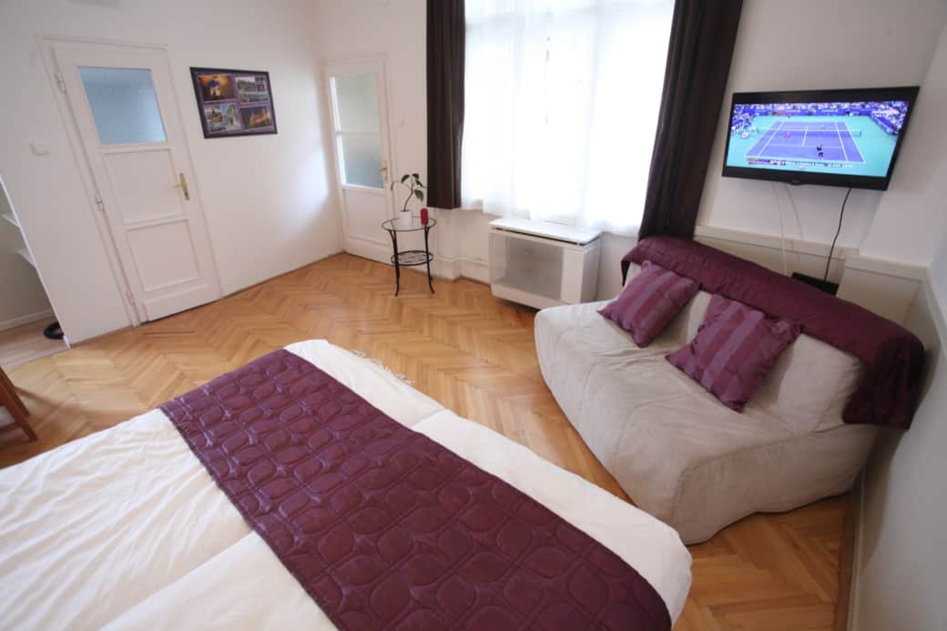 Bedroom and Living room