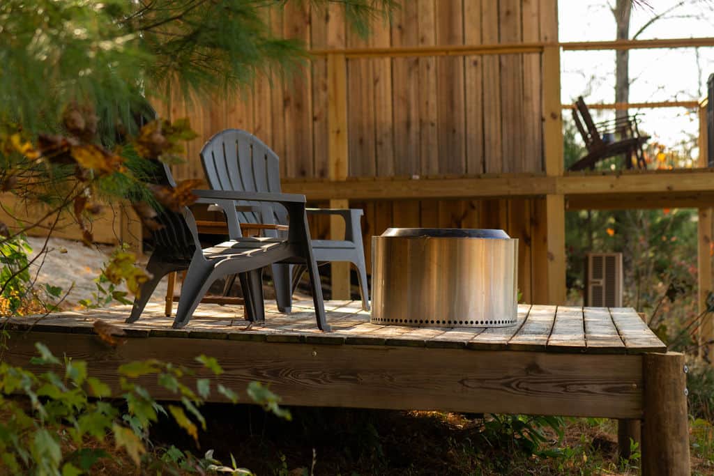 Private firepit 