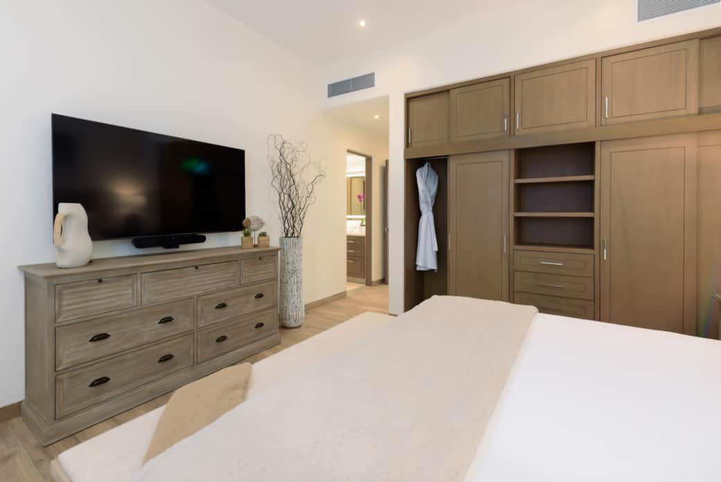 Secondary Bedroom 65" w/ Built-Ins