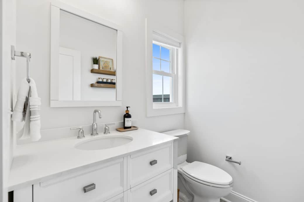 Powder Room on 3rd floor