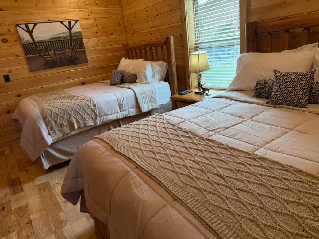 Secondary Bedroom with Two Queen Beds and Smart TV