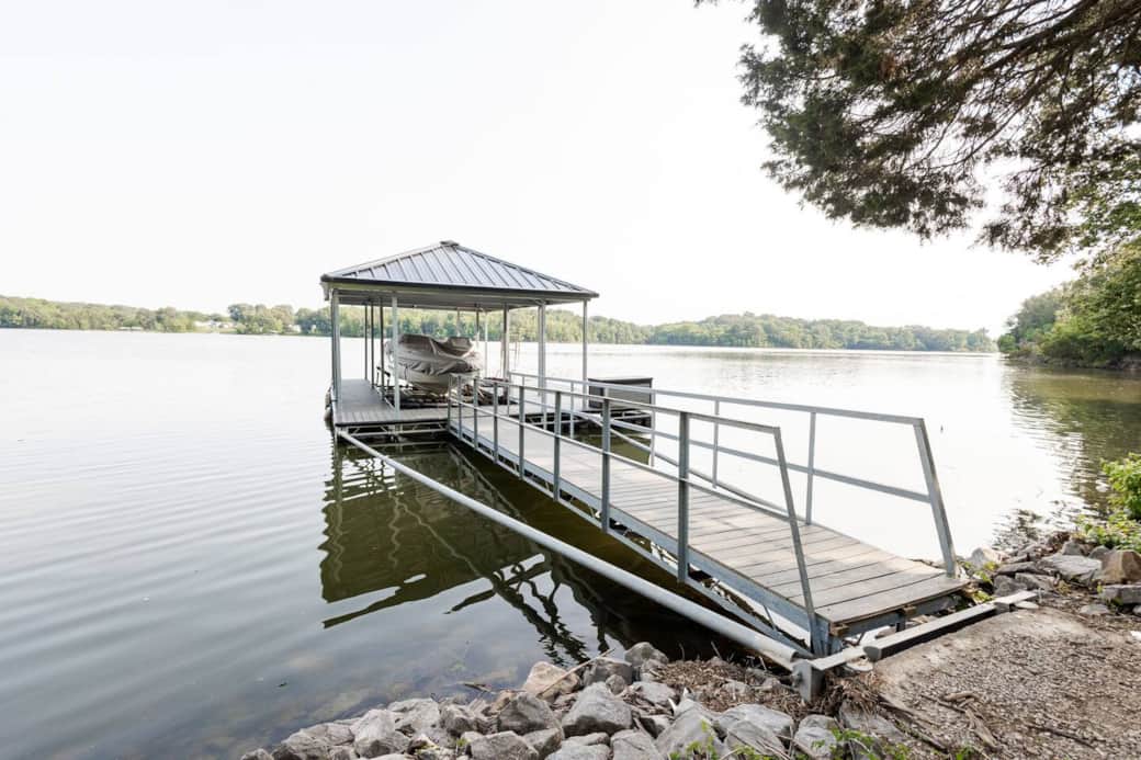 Boat dock.