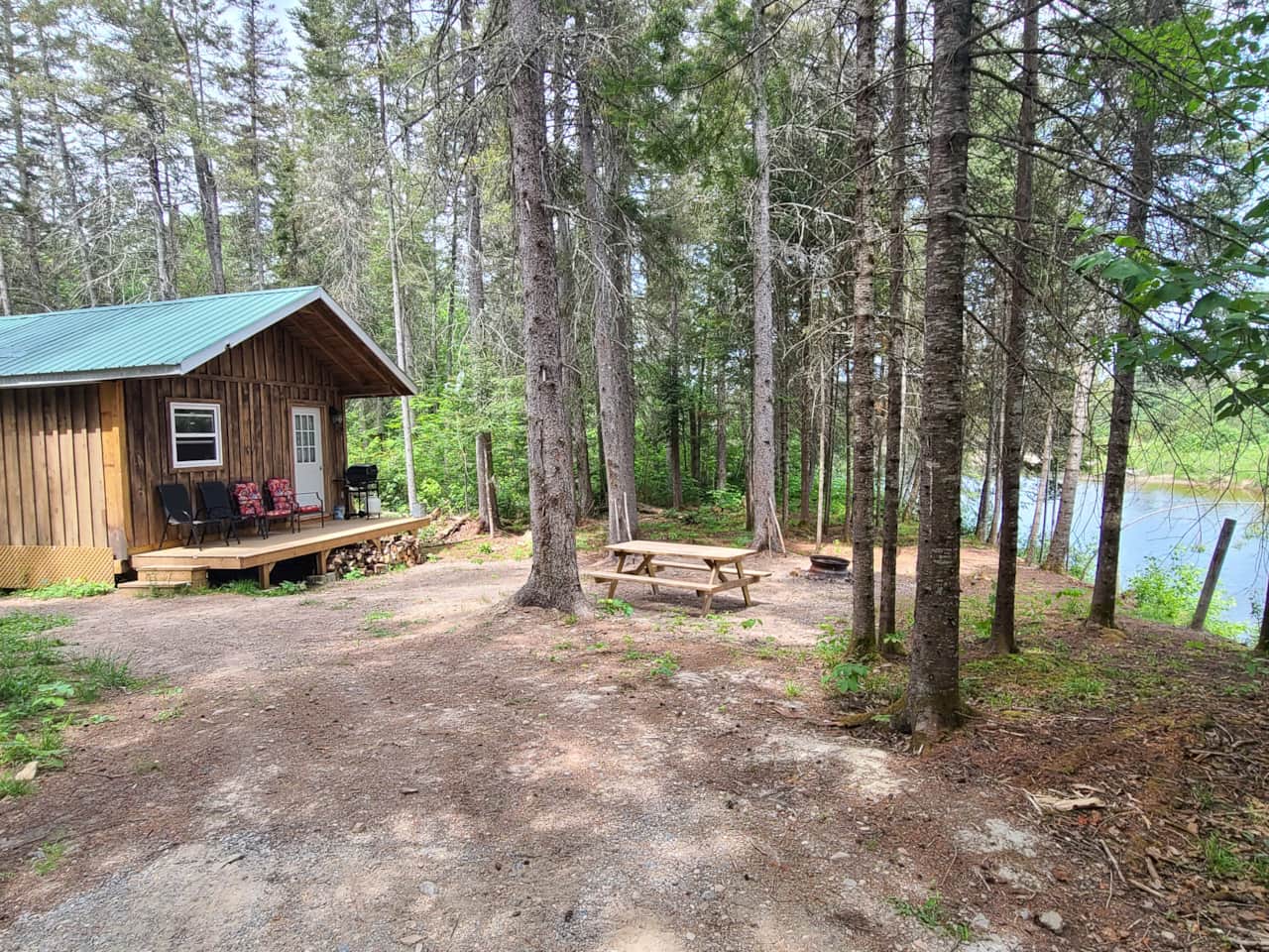 Cabin along the Little White