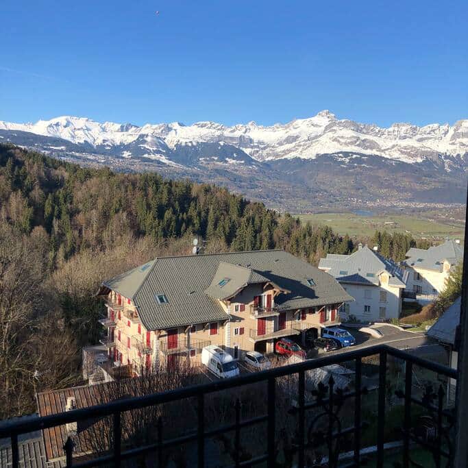 View from the balcony