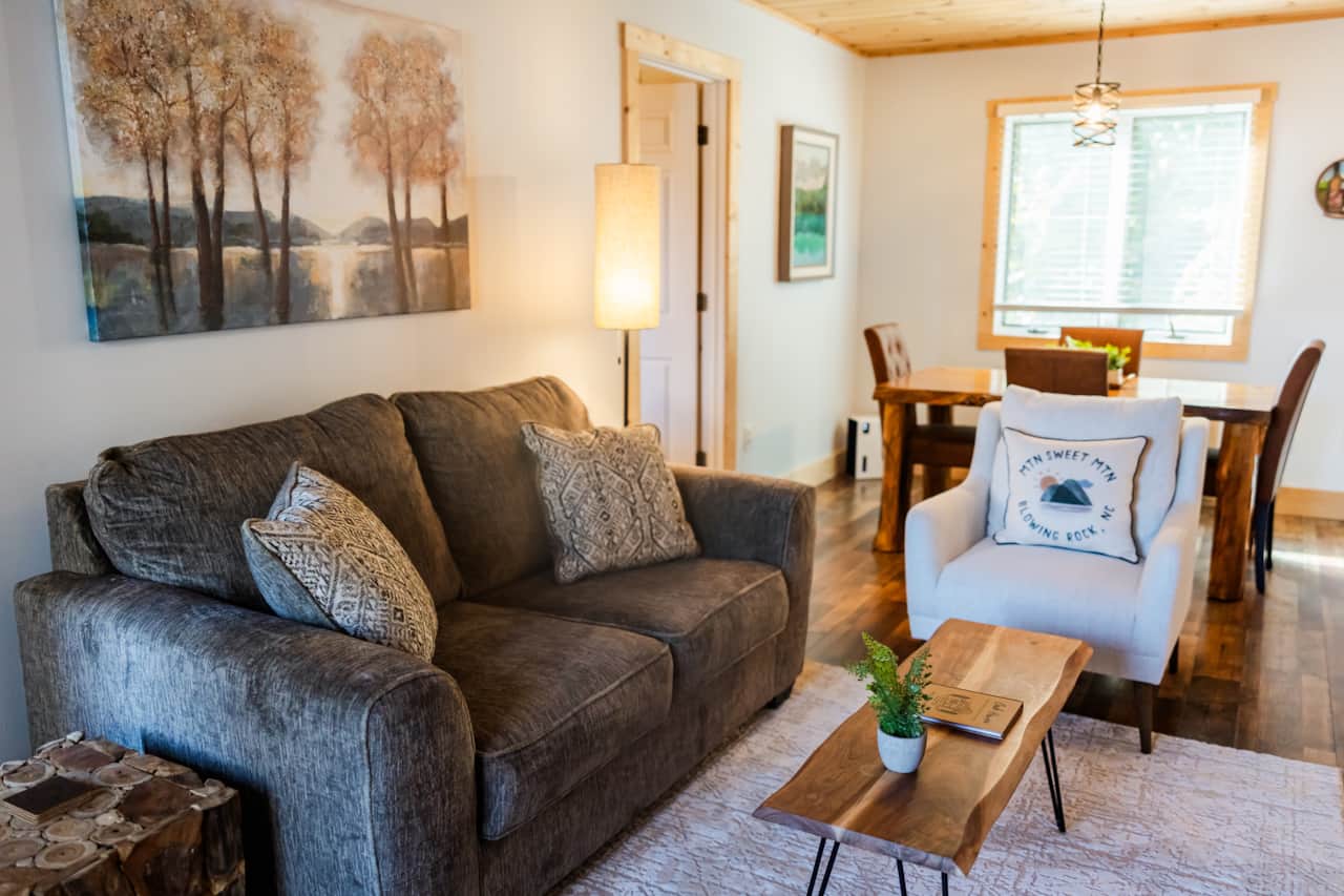 Comfy seating in the living room