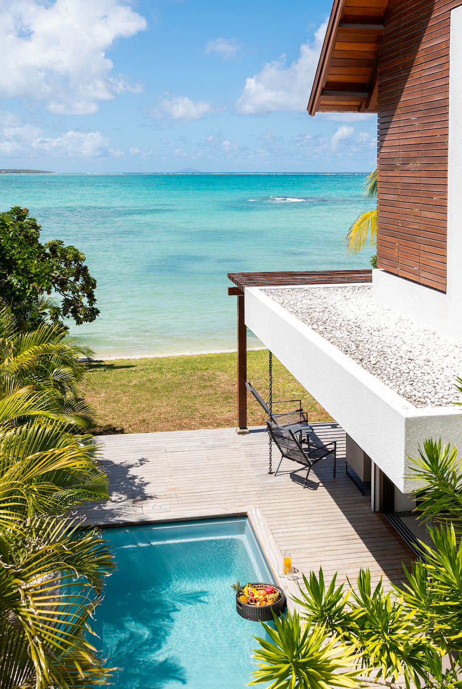 Piscine et plage