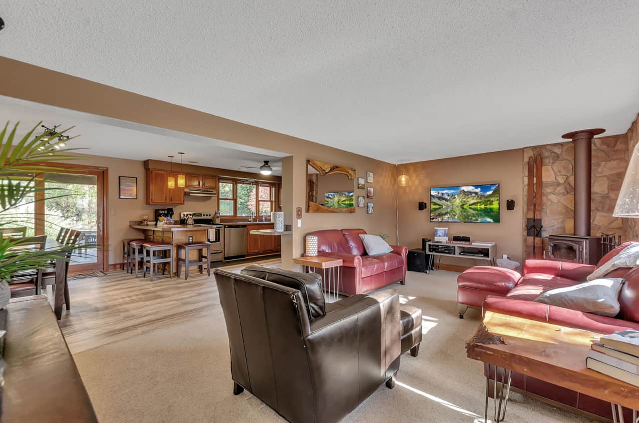 Main open living space designed for groups to gather and relax together