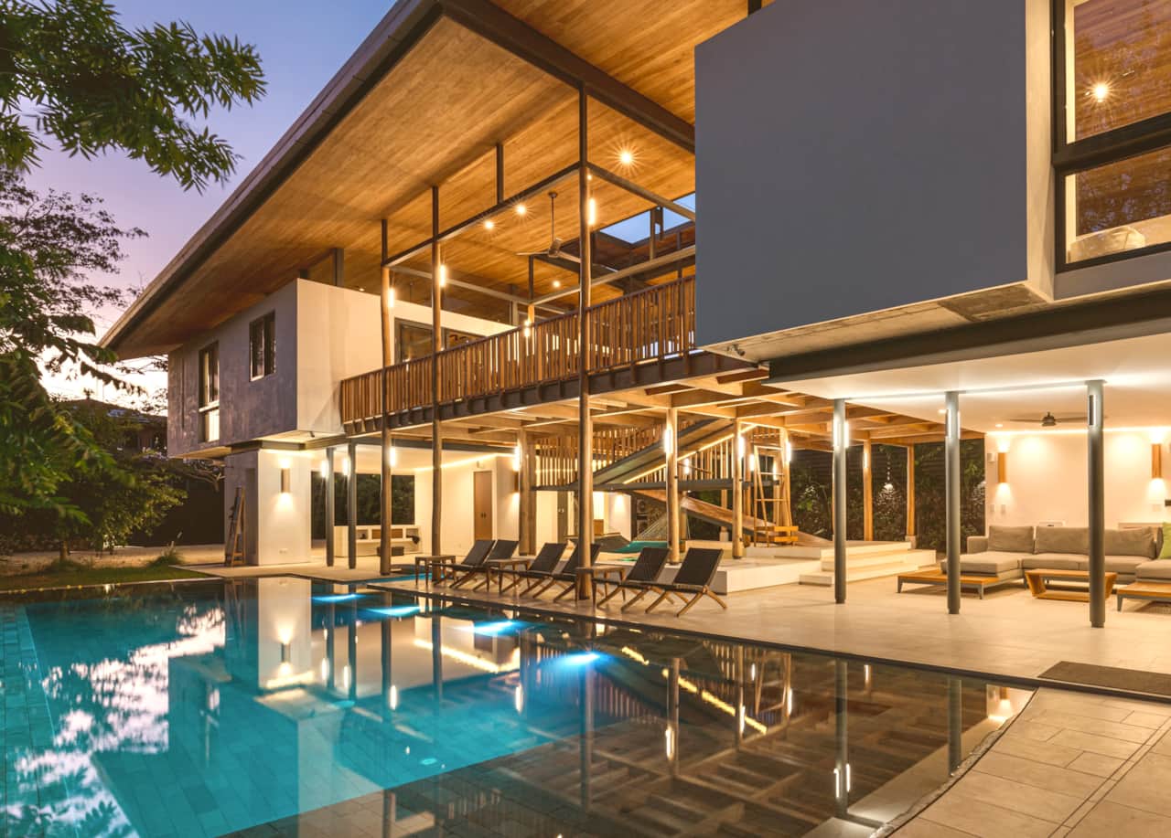 West Nighttime Pool