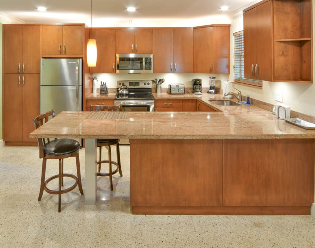 Suite #2 - Kitchen with Granite Counters Suite #2 - Kitchen with Granite Counters