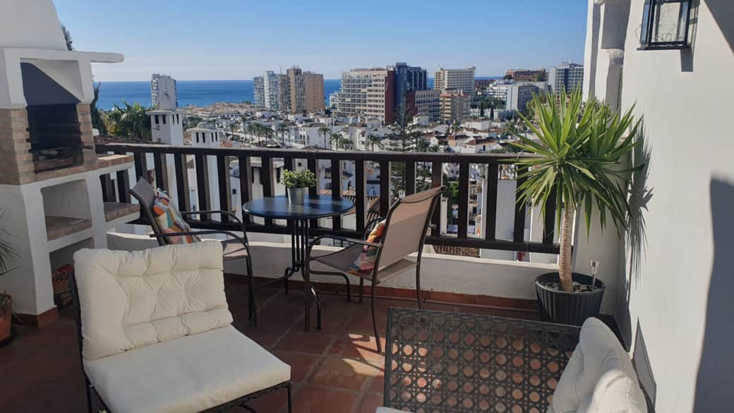 Terraza con vistas al mar Terraza con vistas al mar