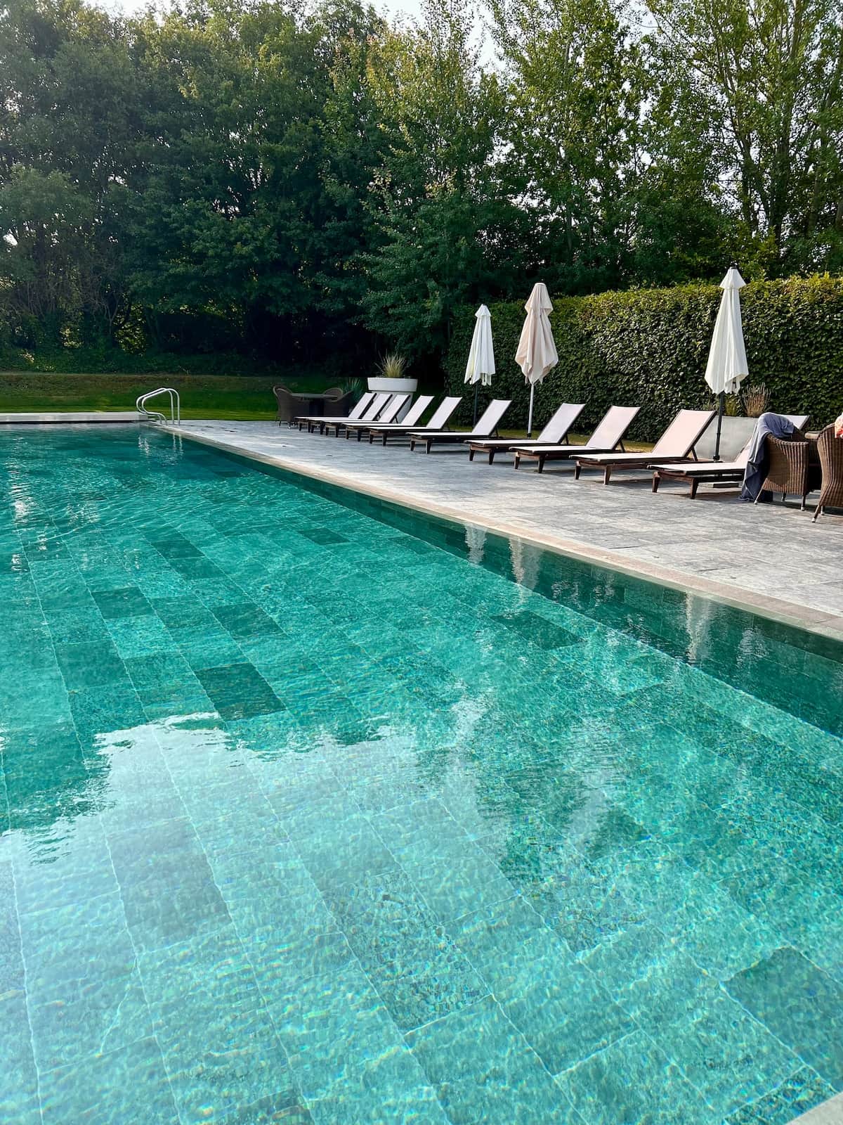 The Leisure & Wellness spa outdoor swimming pool. Access included free of charge with the membership passes in the house, pre booking in school holidays and weekends required