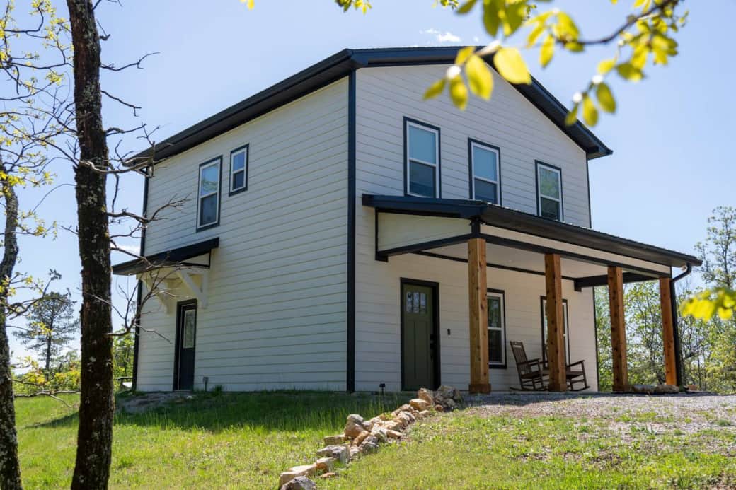 Two Story House with all bedrooms on second floor.