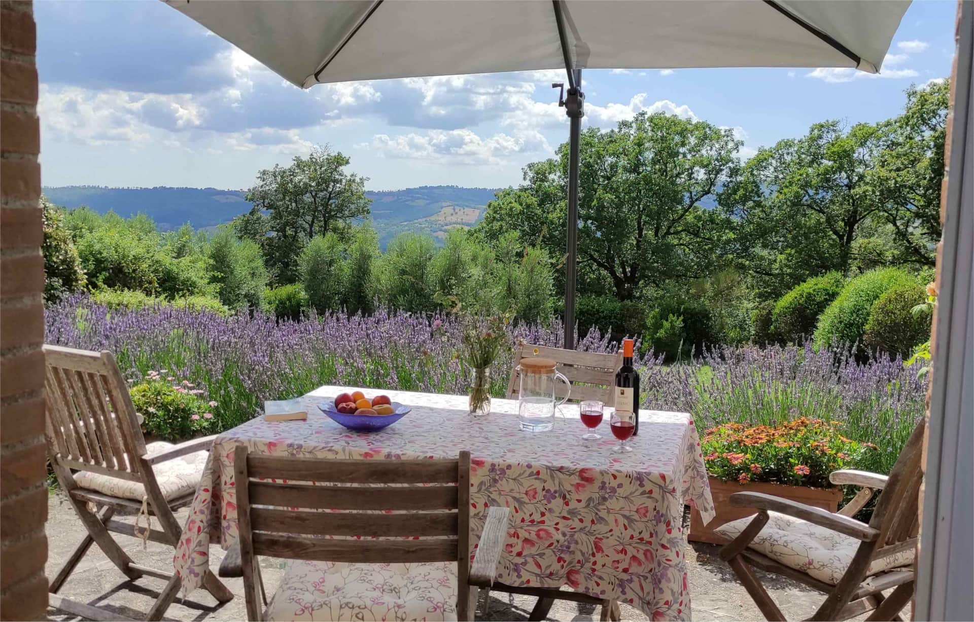 A peaceful rural stay in southern Tuscany with wide valley views at Podere Sant’Angelo