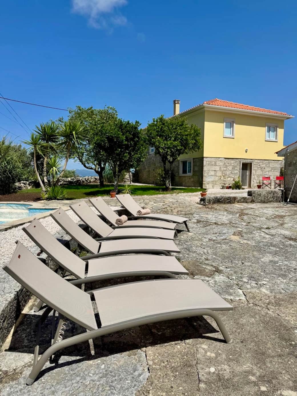 Sun Loungers by the Pool
