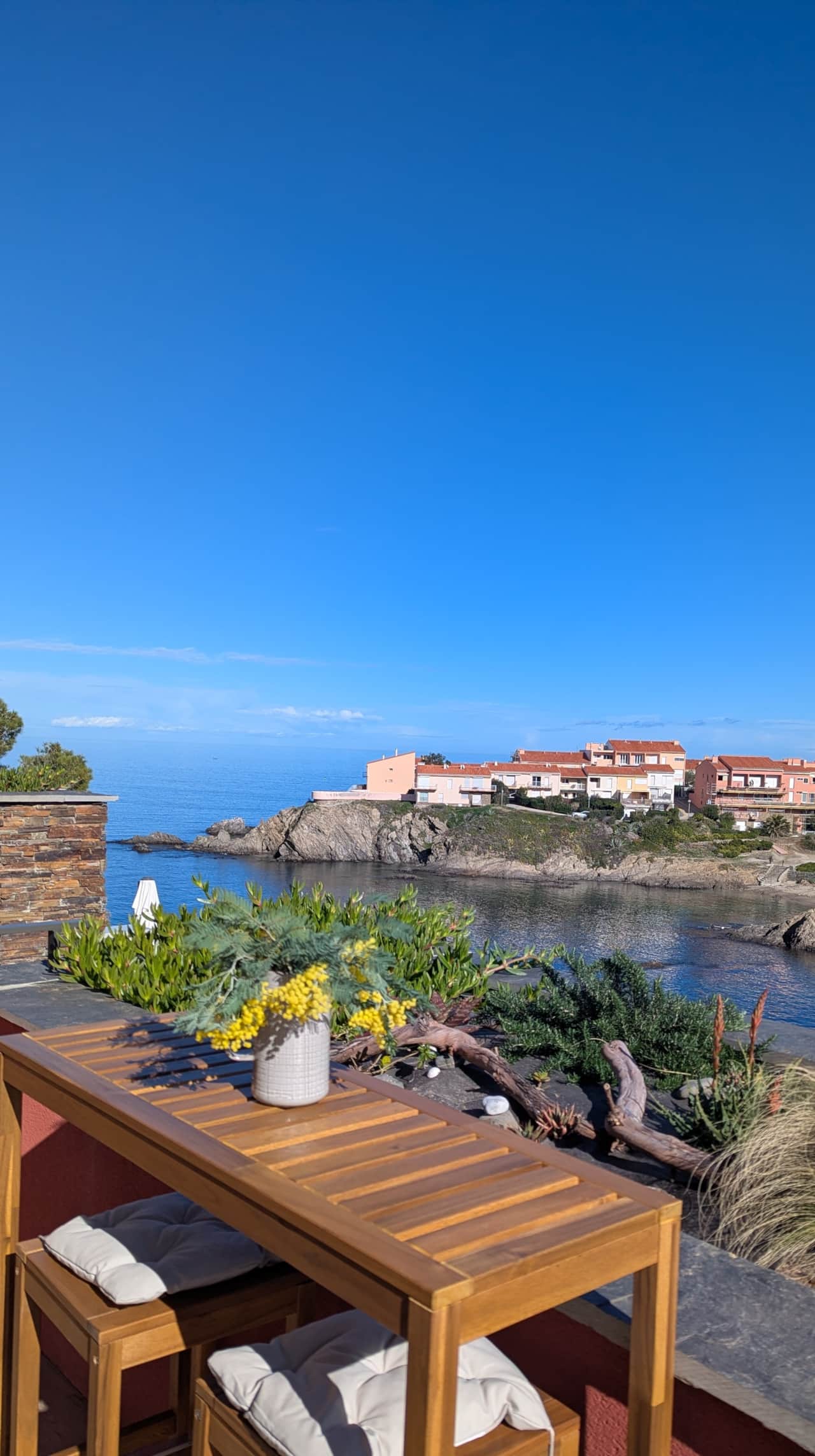 Sea view from terrace