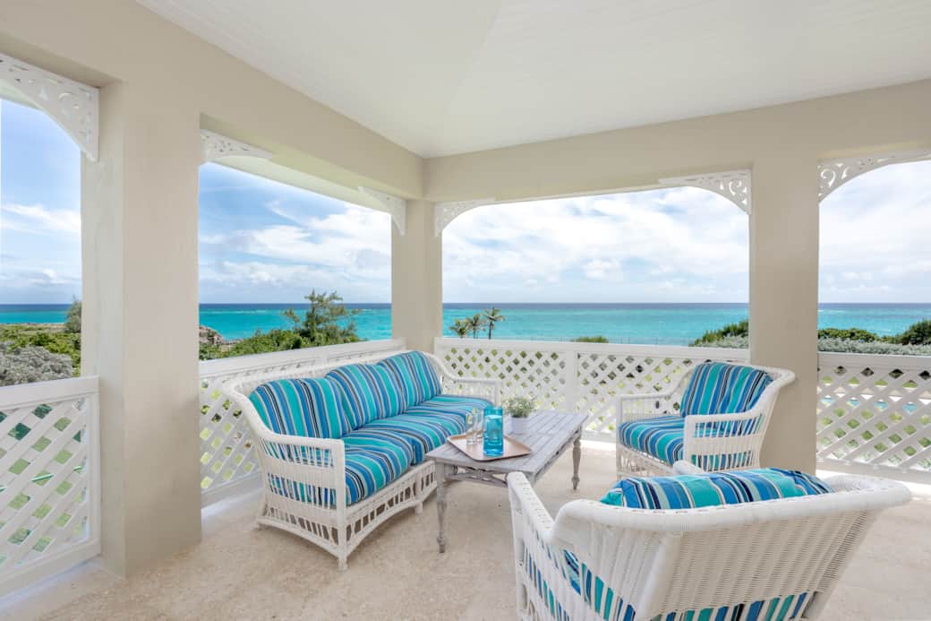 Upstairs verandah west
